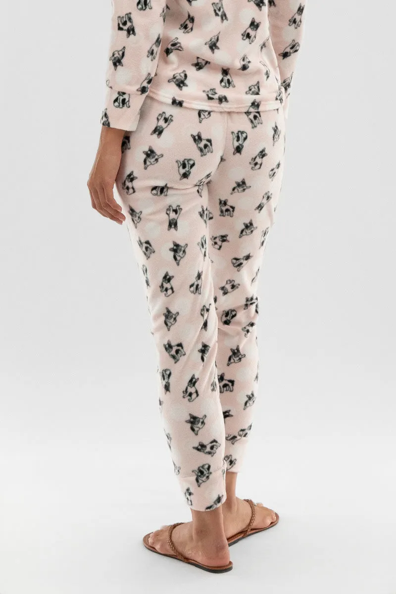 Canada Weather Gear Plaid Wide Leg Pajama Pants - Blush sold by Fairweather product image thumbnail 3