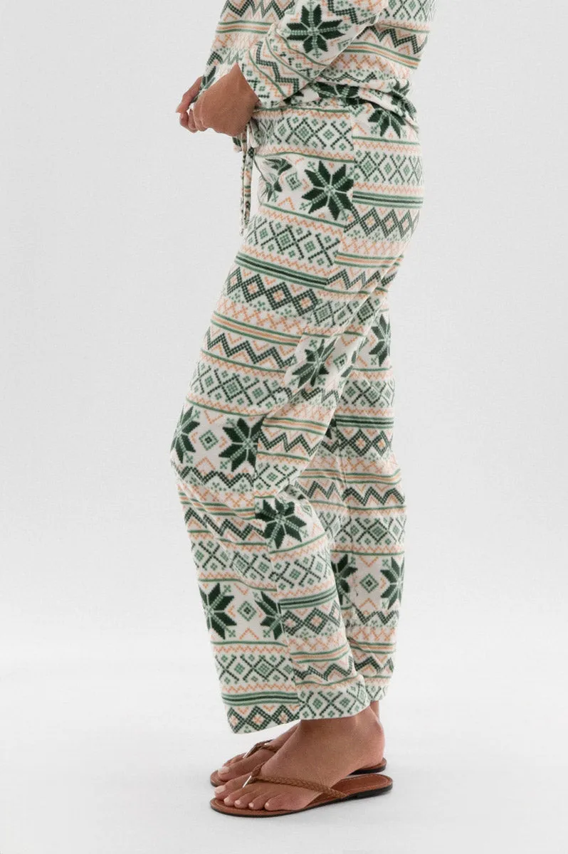 Canada Weather Gear Plaid Wide Leg Pajama Pants - White sold by Fairweather product image thumbnail 2