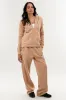 Fahrenheit Classic Zip Up Hoodie - Beige sold by Fairweather