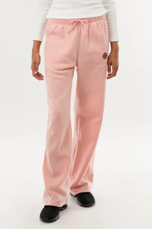 Fahrenheit Classic Wide Leg Sweatpants - Pink sold by Fairweather