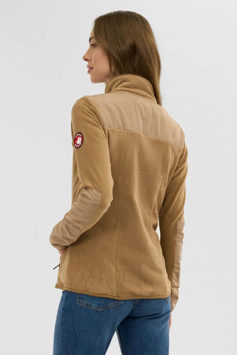 Canada Weather Gear Fleece Lightweight Jacket - Beige sold by Fairweather product image thumbnail 3