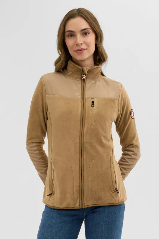 Canada Weather Gear Fleece Lightweight Jacket - Beige sold by Fairweather