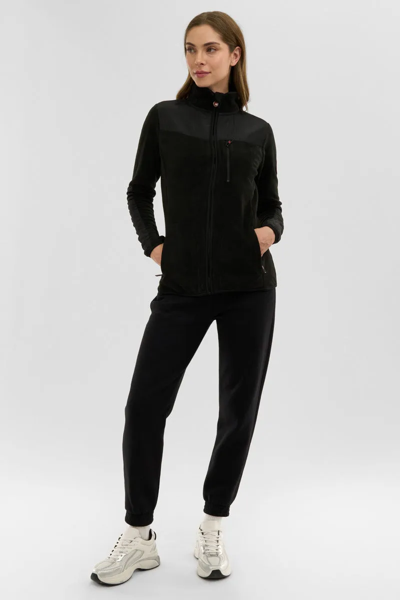Canada Weather Gear Fleece Lightweight Jacket - Black sold by Fairweather product image thumbnail 5