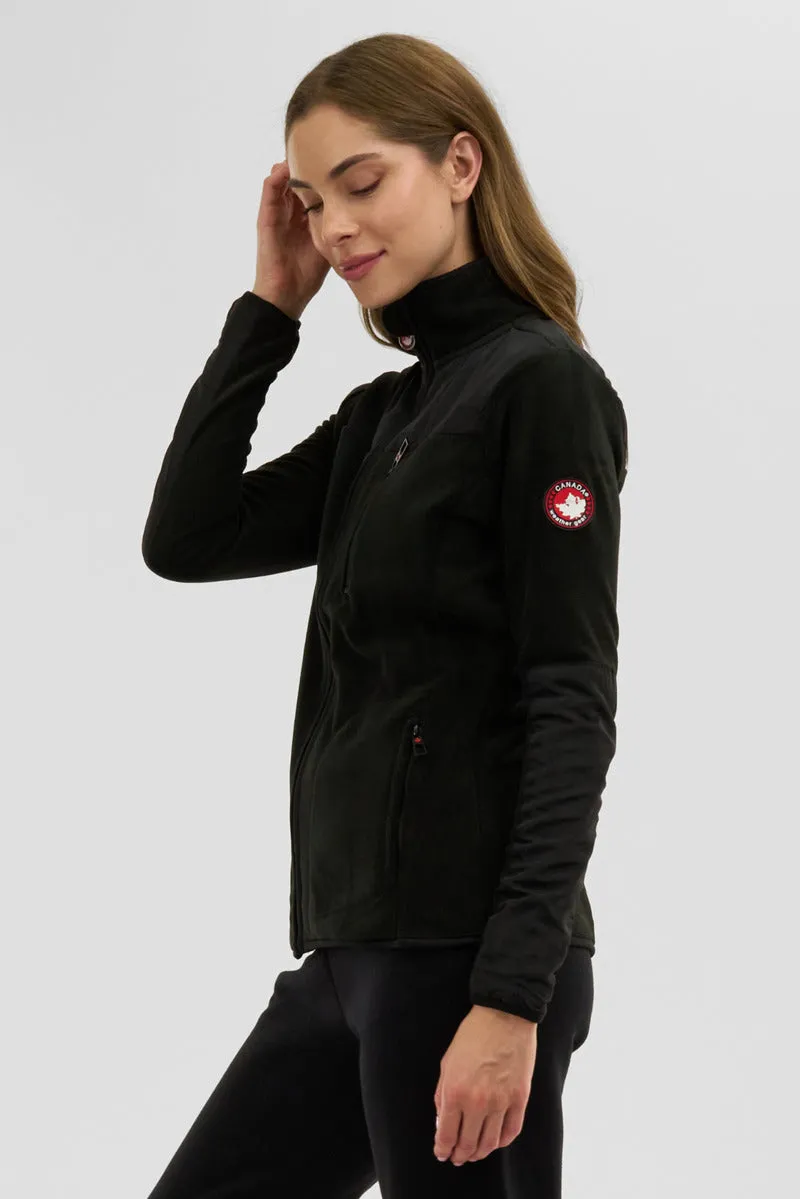 Canada Weather Gear Fleece Lightweight Jacket - Black sold by Fairweather product image thumbnail 2