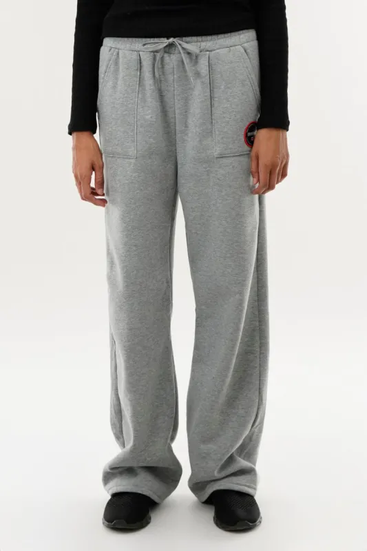 Fahrenheit Wide Leg Sweatpants - Grey sold by Fairweather