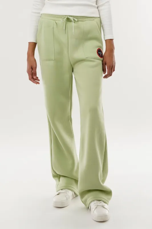 Fahrenheit Wide Leg Sweatpants - Green sold by Fairweather