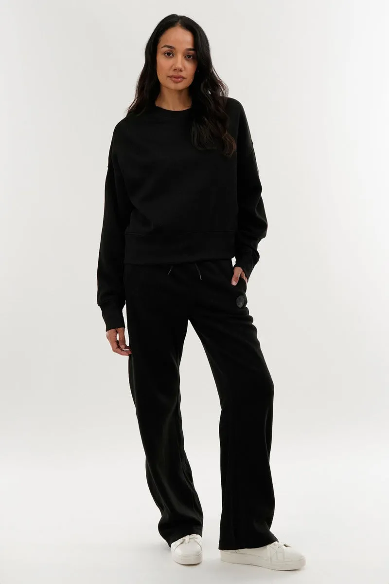 Fahrenheit Drop Shoulder Crewneck Sweatshirt - Black sold by Fairweather product image thumbnail 5