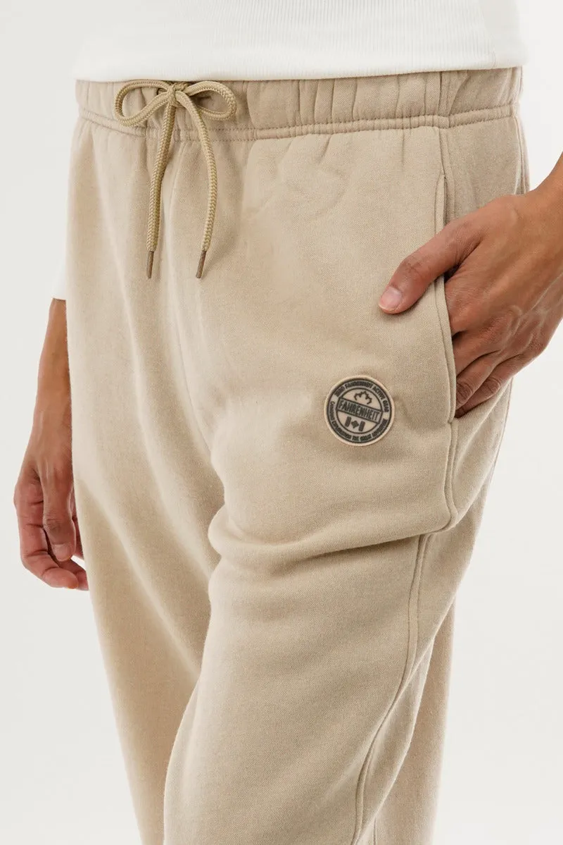 Fahrenheit Classic Wide Leg Sweatpants - Beige sold by Fairweather product image thumbnail 4