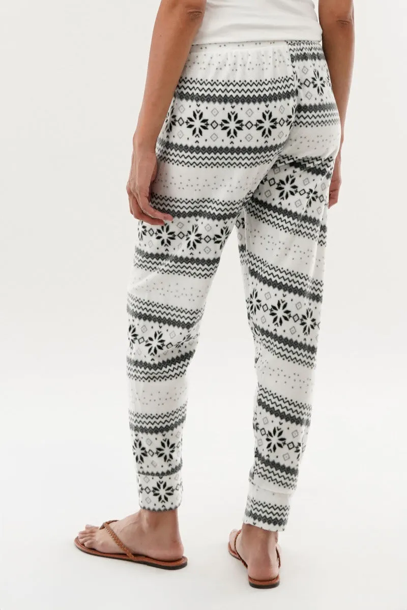 Festive Print Pajama Pants - White sold by Fairweather product image thumbnail 3