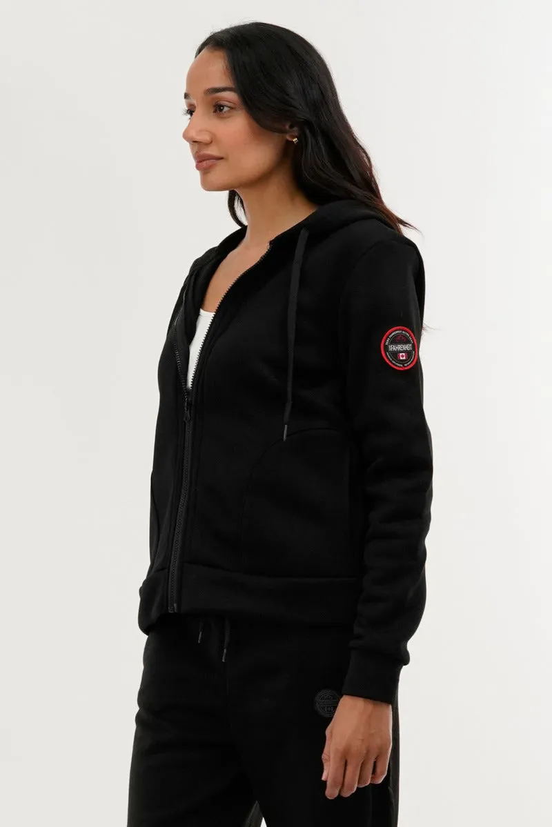 Fahrenheit Classic Zip Up Hoodie - Black sold by Fairweather product image thumbnail 2