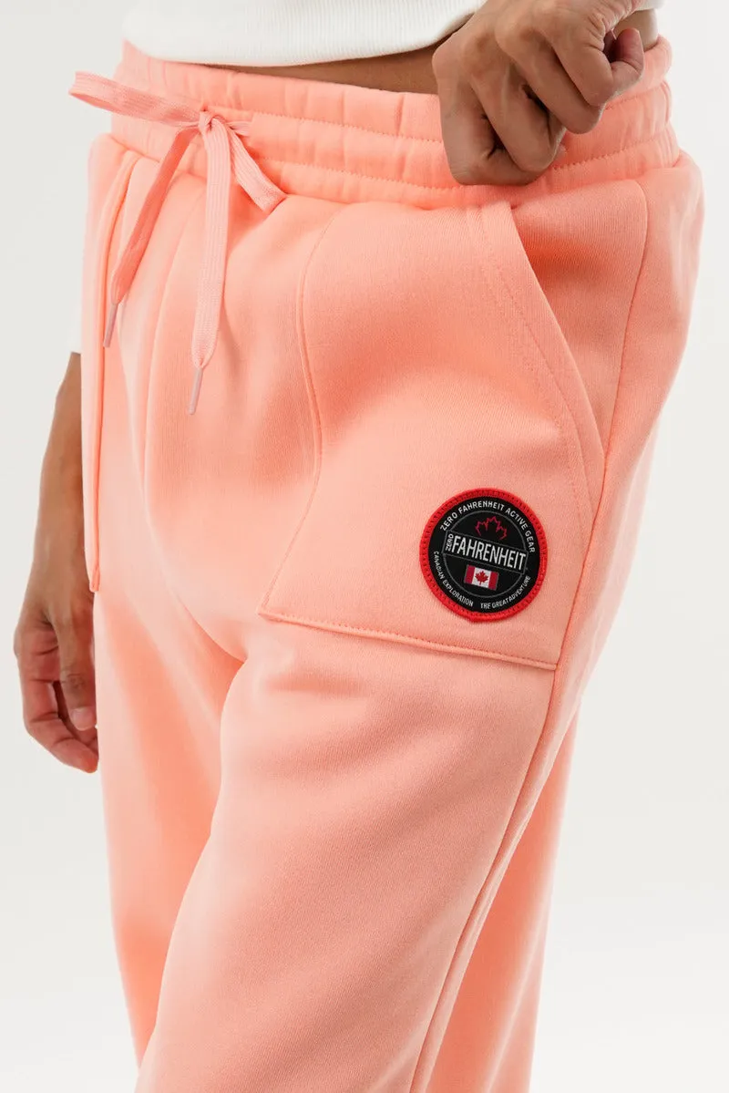 Fahrenheit Wide Leg Sweatpants - Pink sold by Fairweather product image thumbnail 4
