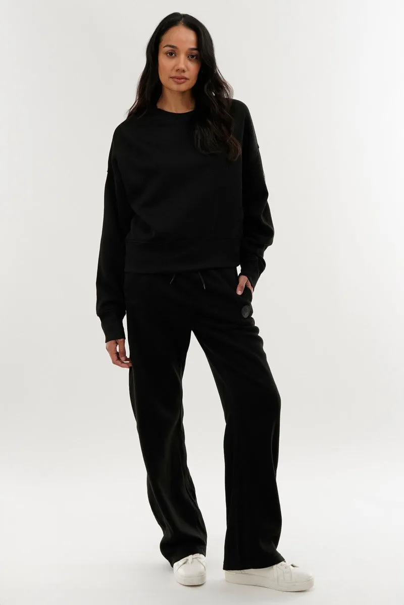 Fahrenheit Classic Wide Leg Sweatpants - Black sold by Fairweather product image thumbnail 5