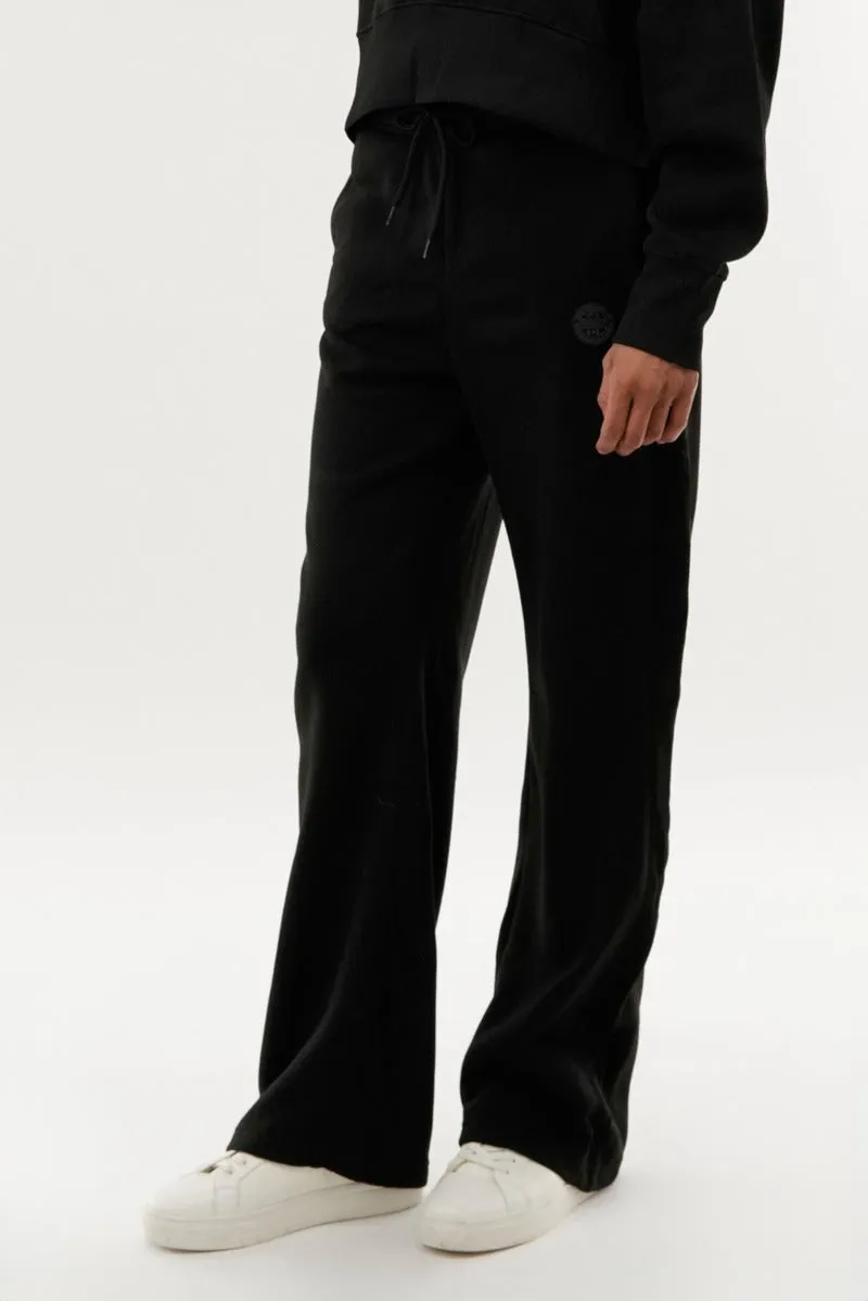 Fahrenheit Classic Wide Leg Sweatpants - Black sold by Fairweather product image thumbnail 2