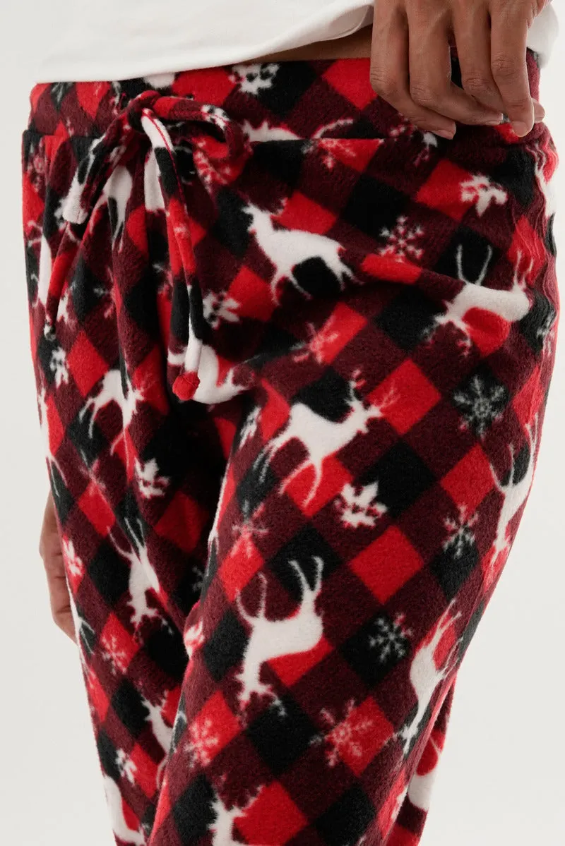Canada Weather Gear Festive Print Pajama Pants - Red sold by Fairweather product image thumbnail 4