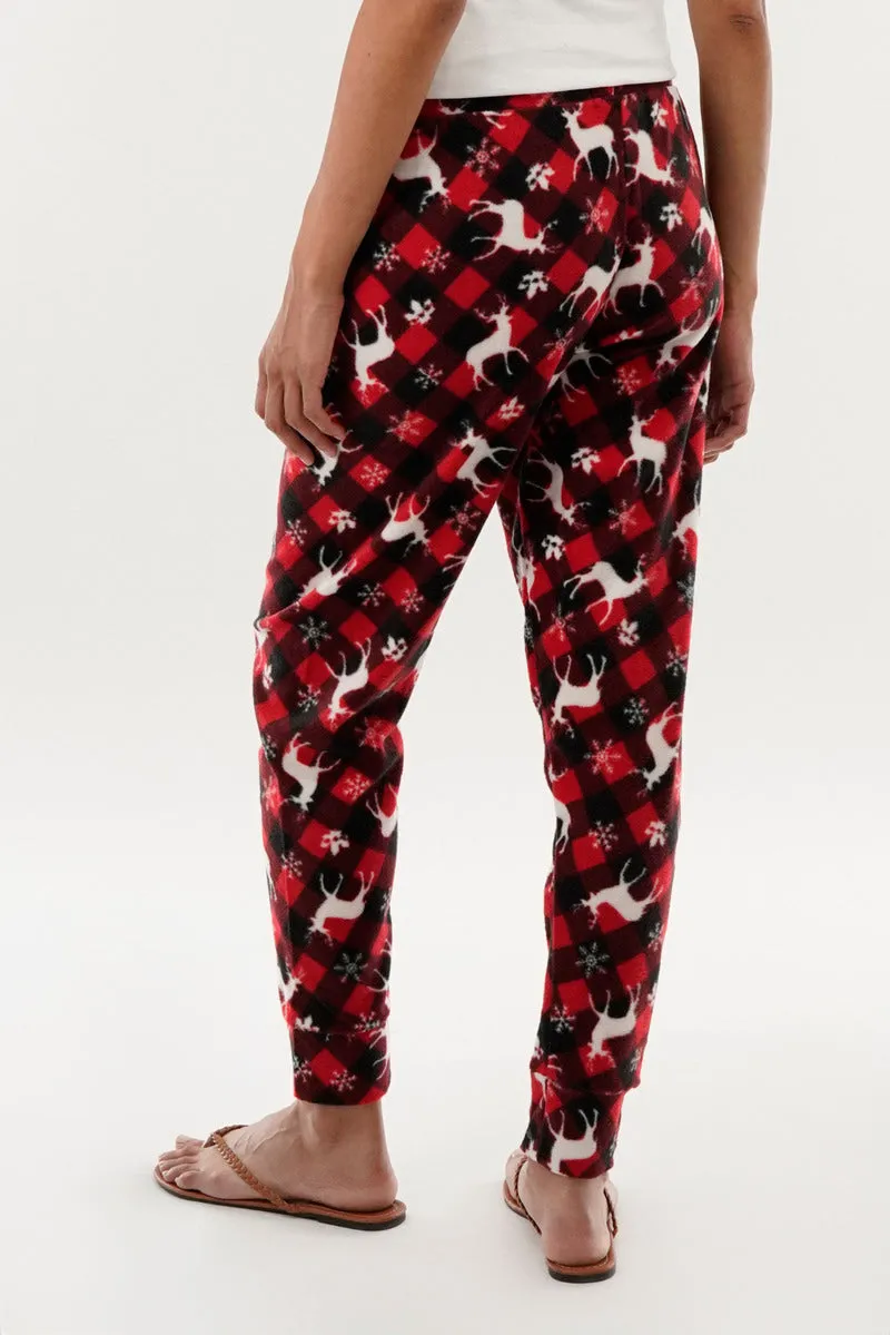 Canada Weather Gear Festive Print Pajama Pants - Red sold by Fairweather product image thumbnail 3