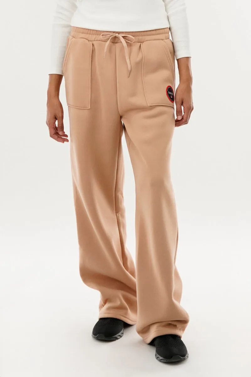 Fahrenheit Wide Leg Sweatpants - Beige sold by Fairweather