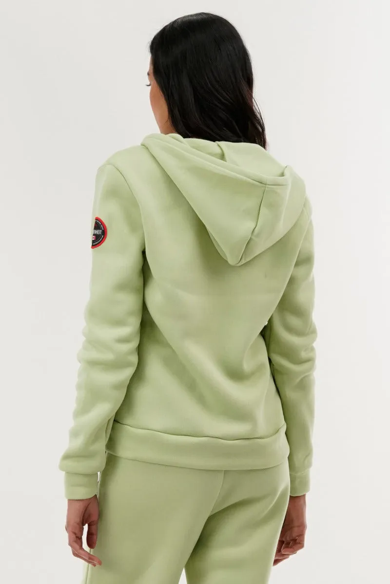 Classic Zip Up Hoodie - Green sold by Fairweather product image thumbnail 3