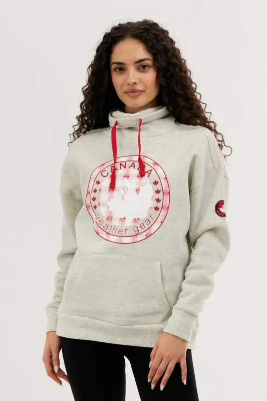 Canada Weather Gear Cowl Neck Sweatshirt - Cream sold by Fairweather