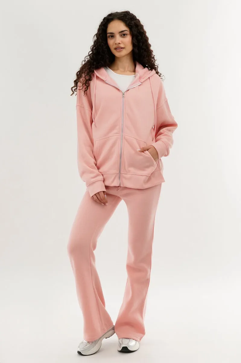 Classic Wide Leg Sweatpants - Pink sold by Fairweather product image thumbnail 5