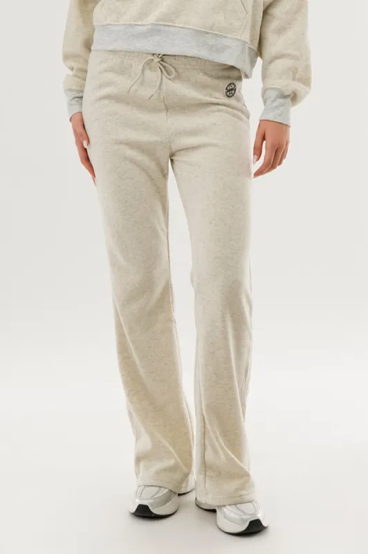 Fahrenheit Classic Wide Leg Sweatpants - Cream sold by Fairweather