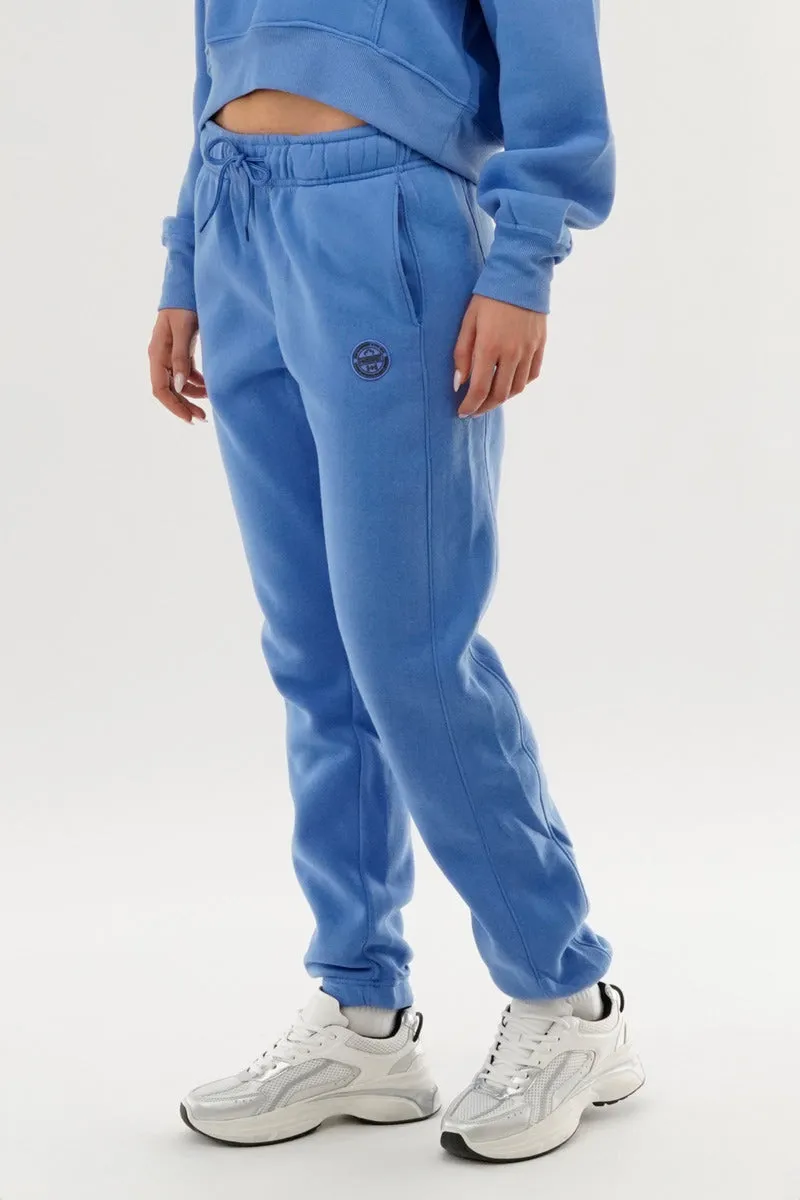 Fahrenheit Tie Waist Fleece Joggers - Blue sold by Fairweather product image thumbnail 2