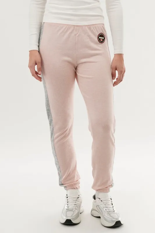 Fahrenheit Side Stripe Joggers - Pink sold by Fairweather