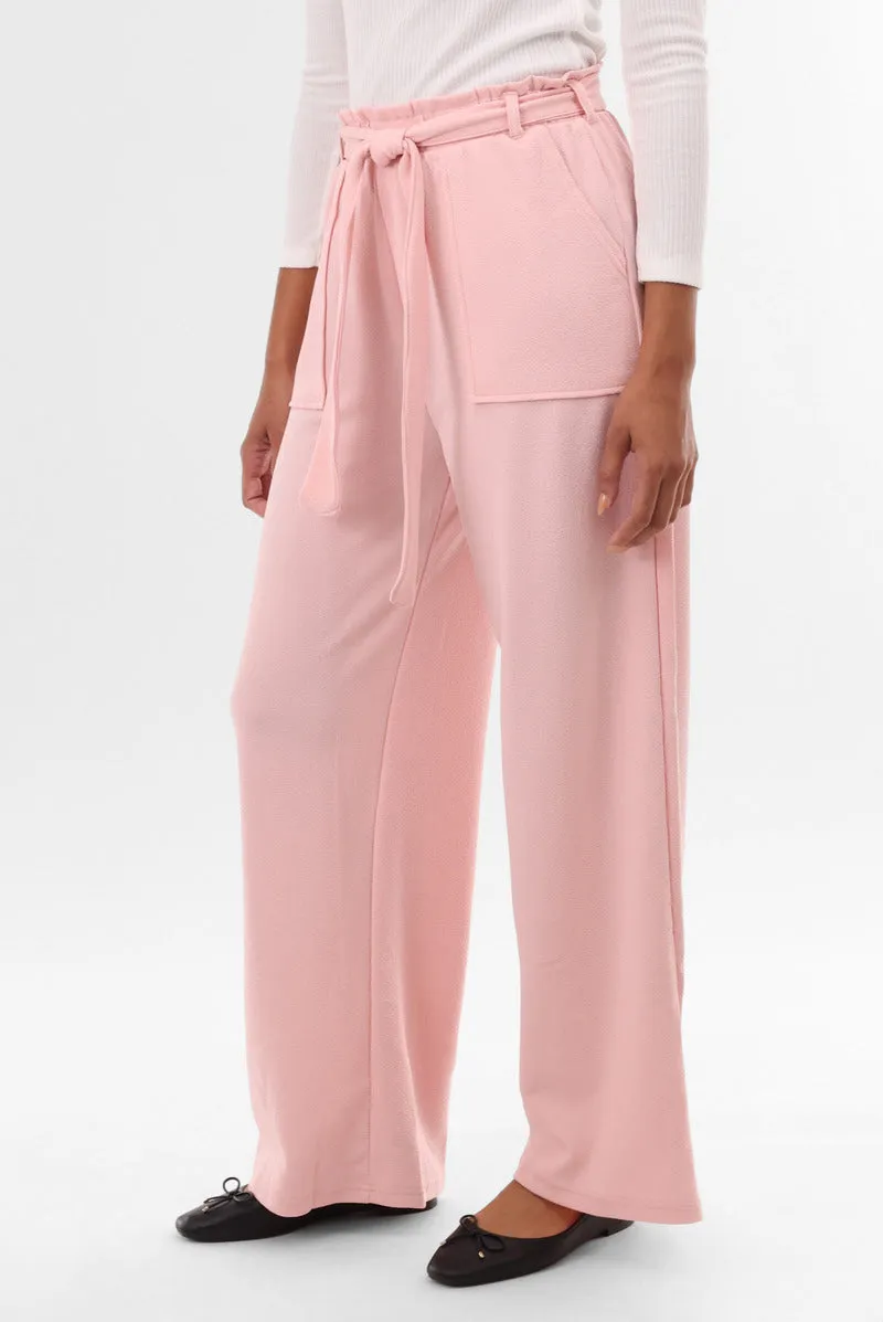 International INC Company Belted Wide Leg Pants - Pink sold by Fairweather product image thumbnail 2