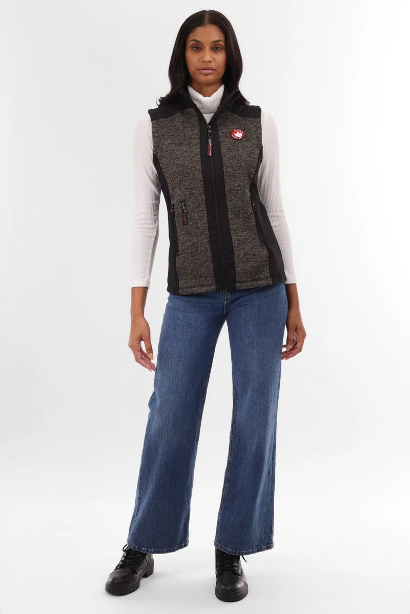 Canada Weather Gear Fleece Zip Up Vest - Black sold by Fairweather product image thumbnail 5