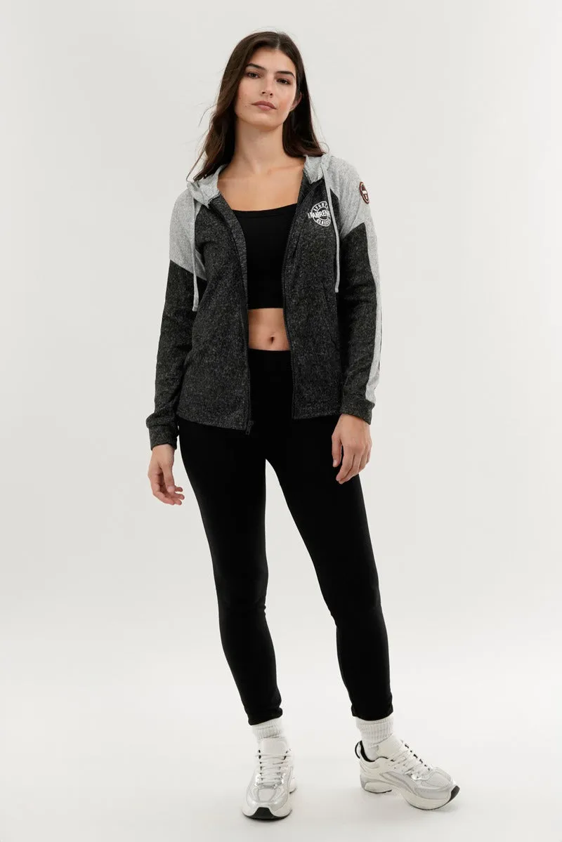 Fahrenheit Lightweight Zip Up Hoodie - Black sold by Fairweather product image thumbnail 5
