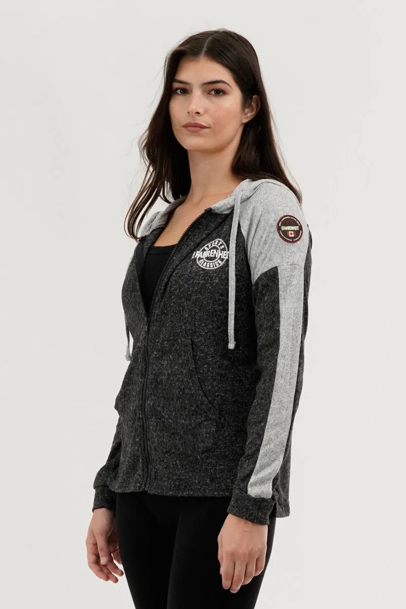 Fahrenheit Lightweight Zip Up Hoodie - Black sold by Fairweather product image thumbnail 2