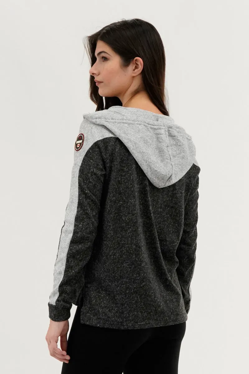 Fahrenheit Lightweight Zip Up Hoodie - Black sold by Fairweather product image thumbnail 3
