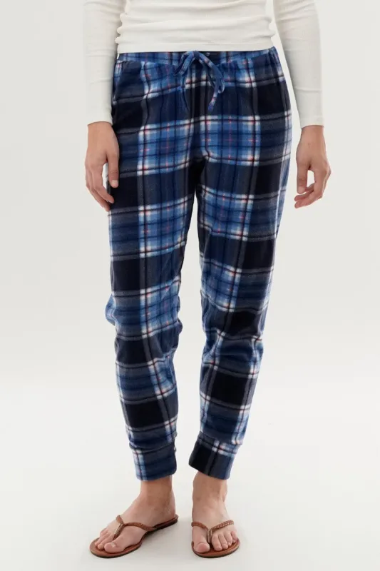 Canada Weather Gear Plaid Pajama Pants - Navy sold by Fairweather