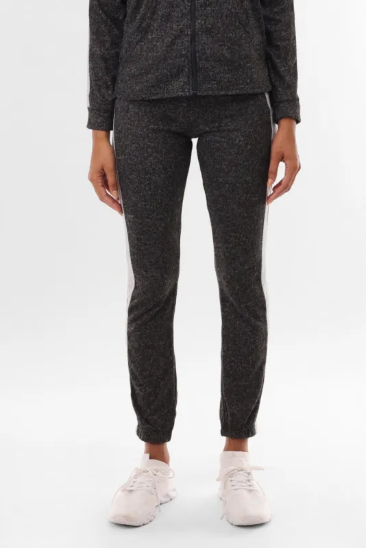 Fahrenheit Side Stripe Joggers - Black sold by Fairweather