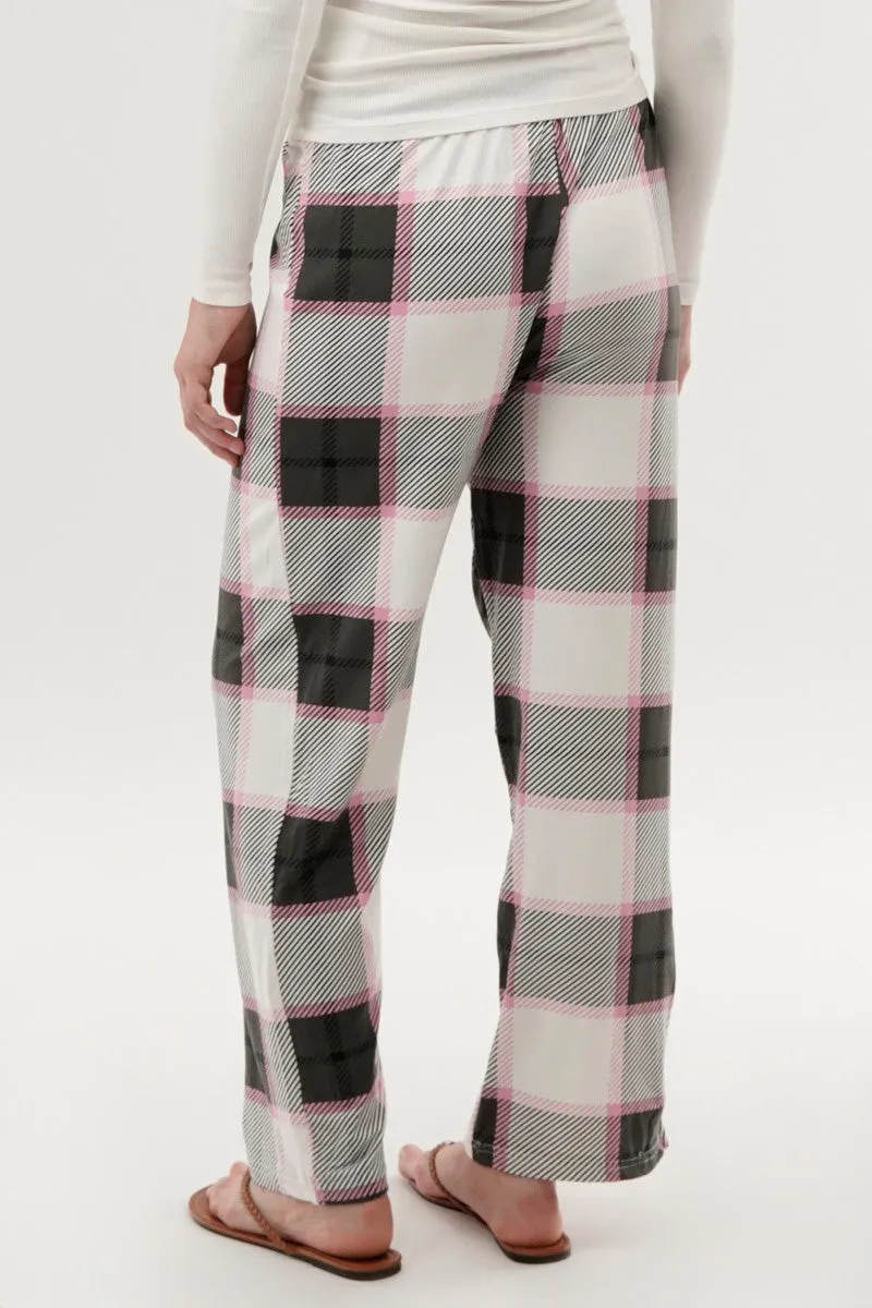 Canada Weather Gear Plaid Wide Leg Pajama Pants - White sold by Fairweather product image thumbnail 3