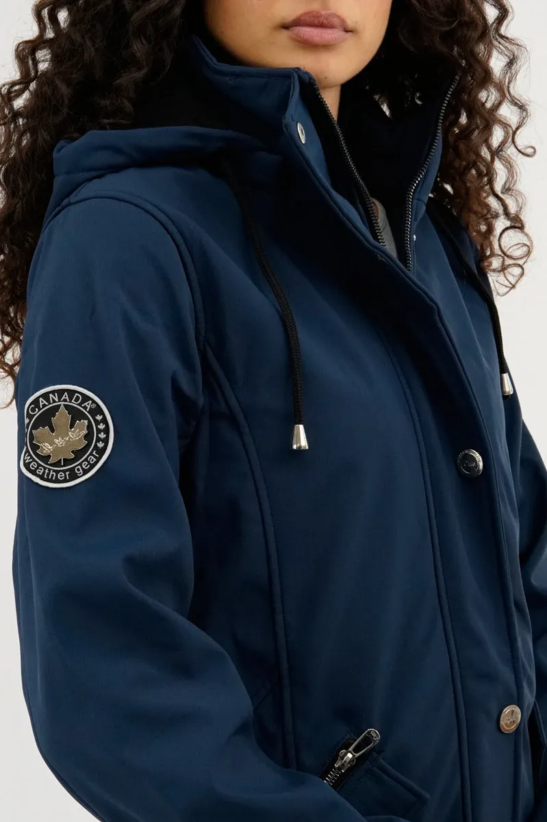 Canada Weather Gear Soft Shell Lightweight Jacket - Navy sold by Fairweather product image thumbnail 4
