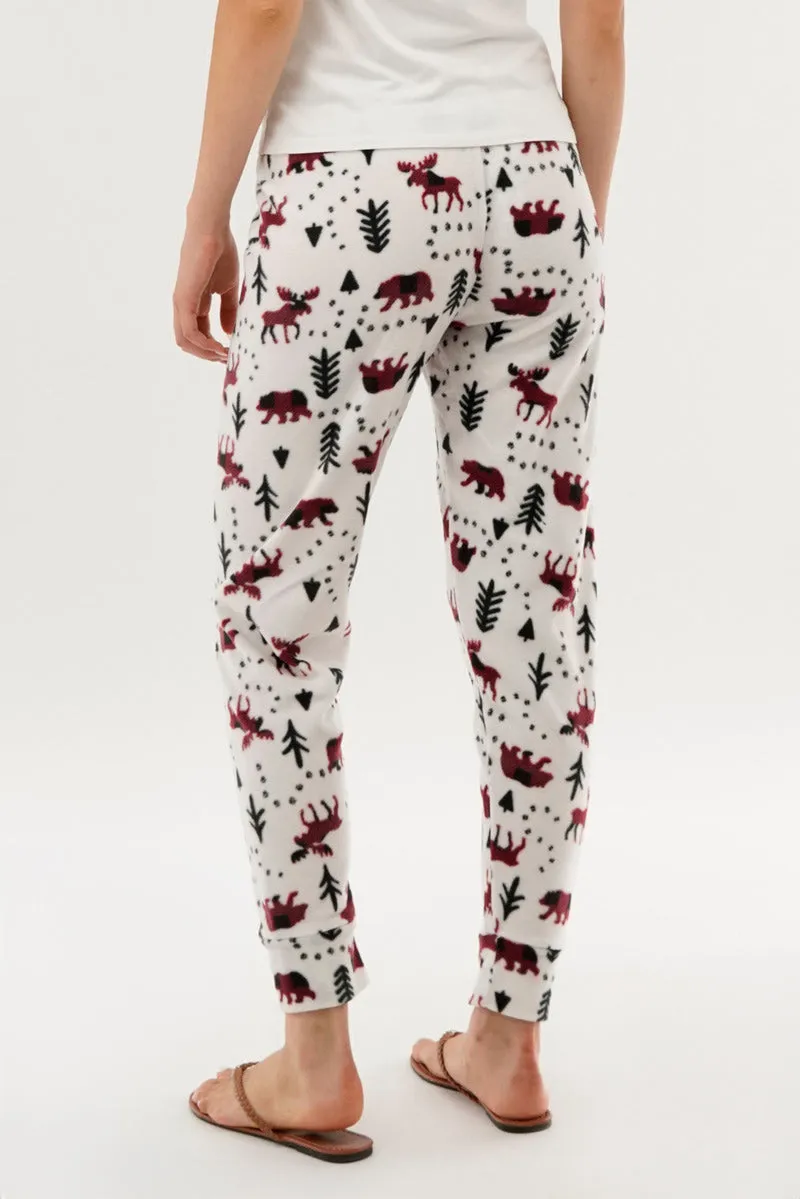 Canada Weather Gear Winter Print Pajama Pants - White sold by Fairweather product image thumbnail 3