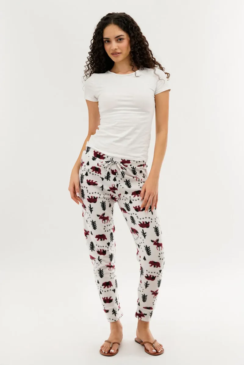 Canada Weather Gear Winter Print Pajama Pants - White sold by Fairweather product image thumbnail 5