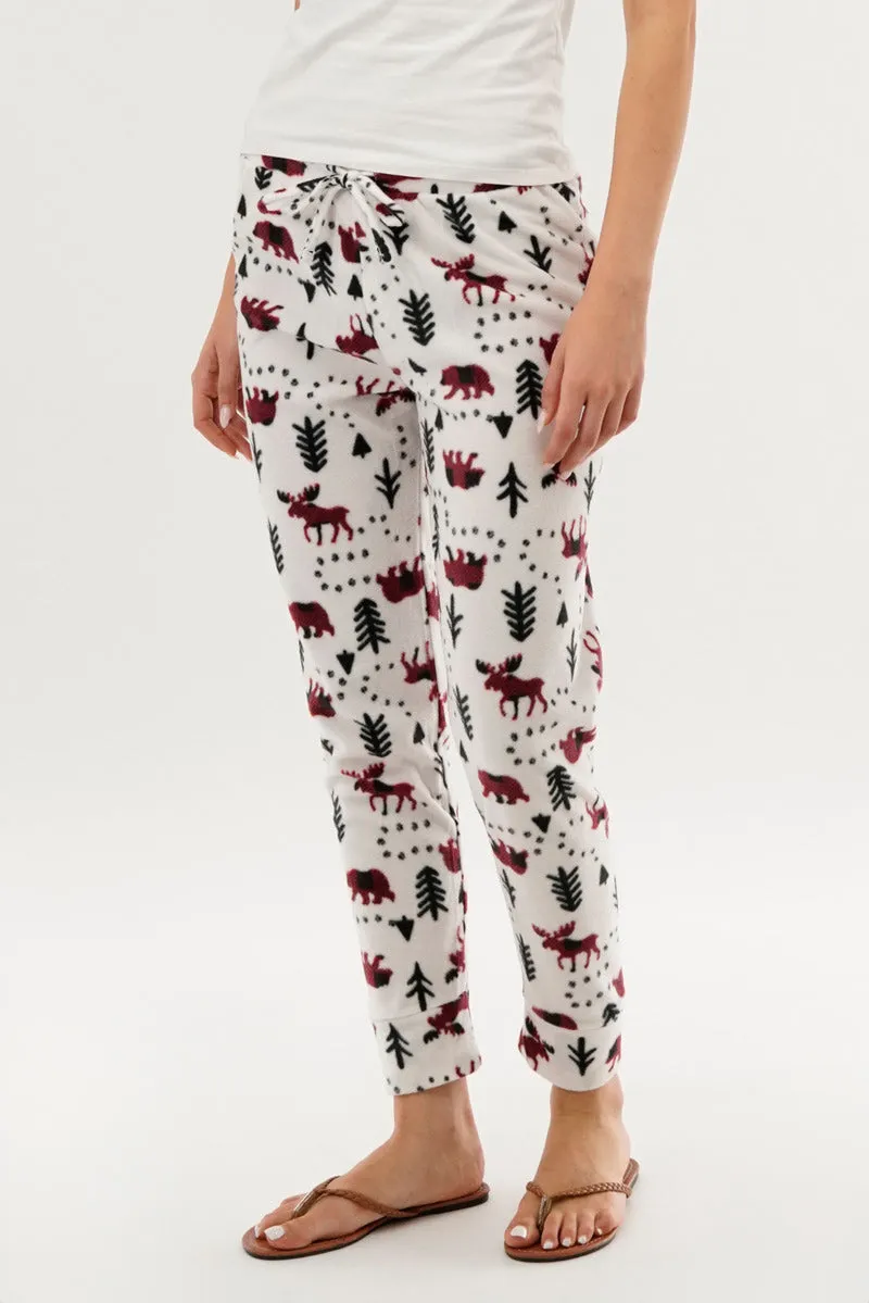 Canada Weather Gear Winter Print Pajama Pants - White sold by Fairweather product image thumbnail 2