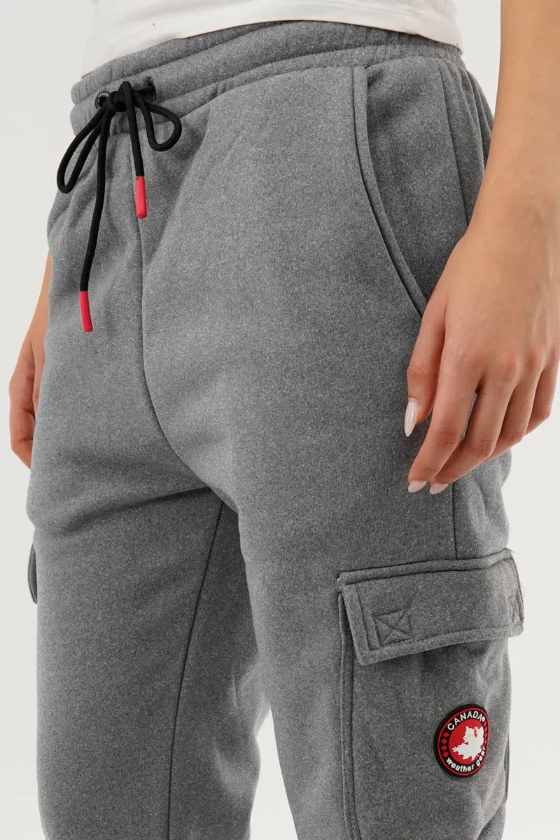 Canada Weather Gear Fleece Cargo Joggers - Grey sold by Fairweather product image thumbnail 4