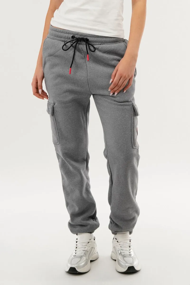 Canada Weather Gear Fleece Cargo Joggers - Grey sold by Fairweather