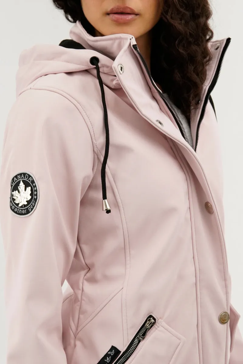 Canada Weather Gear Soft Shell Lightweight Jacket - Blush sold by Fairweather product image thumbnail 4