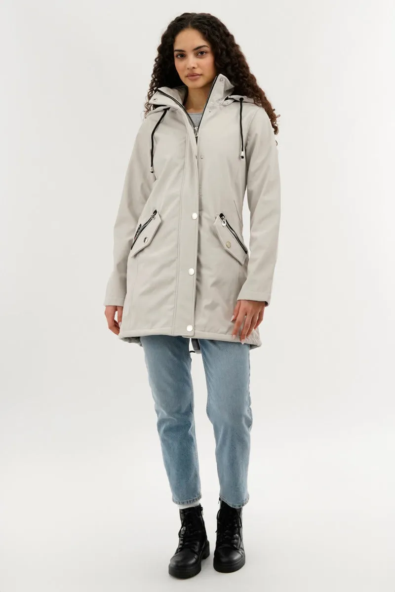 Canada Weather Gear Soft Shell Lightweight Jacket - Cream sold by Fairweather product image thumbnail 5