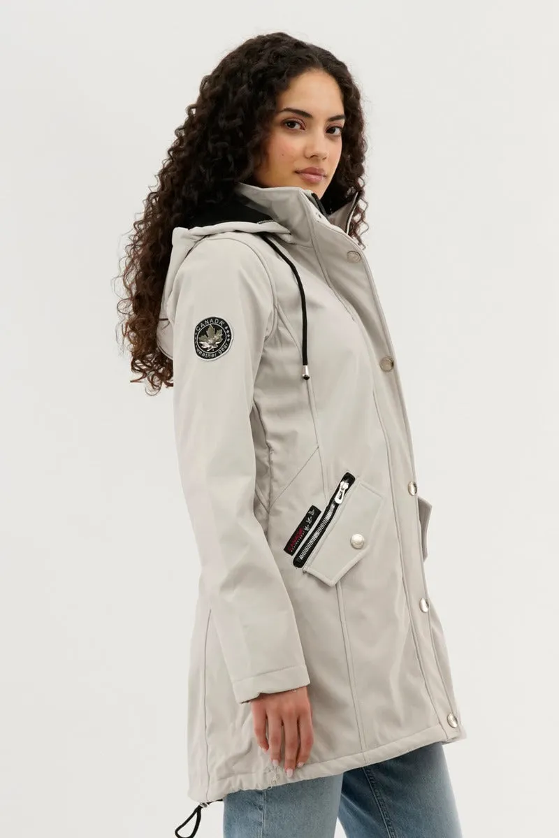 Canada Weather Gear Soft Shell Lightweight Jacket - Cream sold by Fairweather product image thumbnail 2