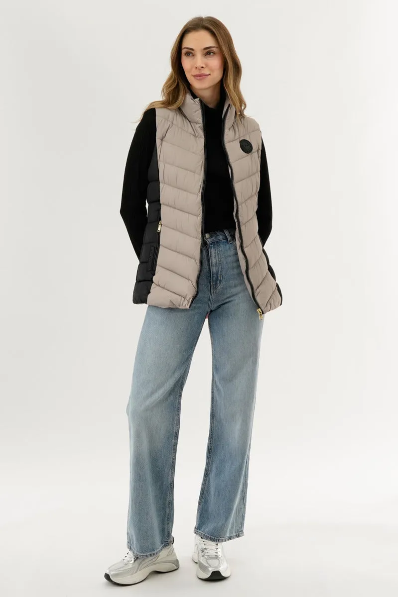 Canada Weather Gear Chevron Quilted Vest - Taupe sold by Fairweather product image thumbnail 5