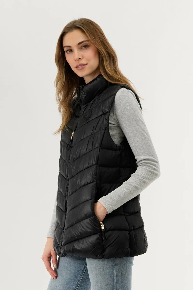 Canada Weather Gear Chevron Quilted Vest - Black sold by Fairweather product image thumbnail 2
