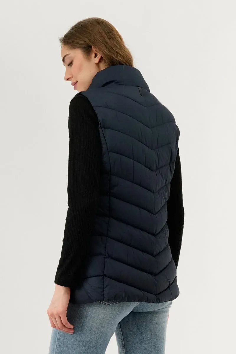 Canada Weather Gear Chevron Quilted Vest - Navy sold by Fairweather product image thumbnail 3
