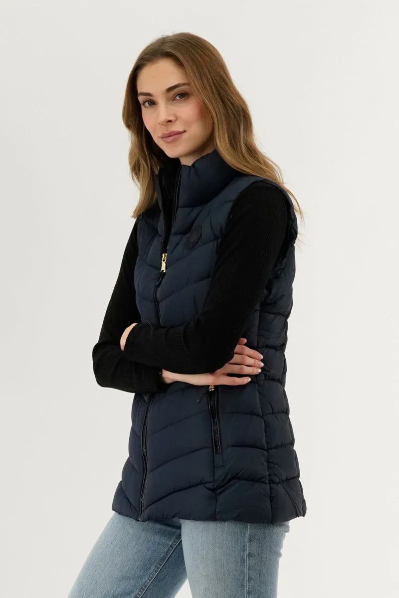 Canada Weather Gear Chevron Quilted Vest - Navy sold by Fairweather product image thumbnail 2