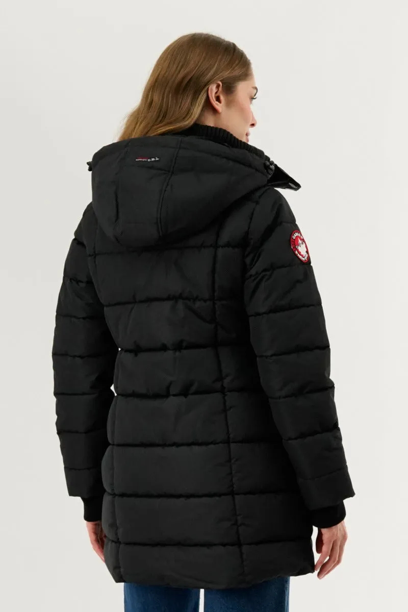 Canada Weather Gear Square Quilted Parka Jacket - Black sold by Fairweather product image thumbnail 3