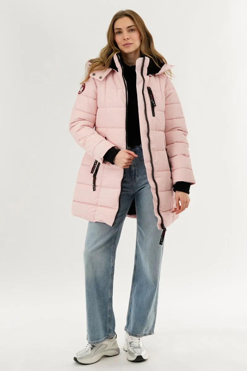 Canada Weather Gear Square Quilted Parka Jacket - Pink sold by Fairweather product image thumbnail 5
