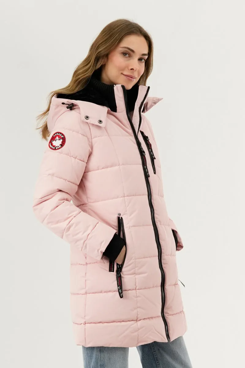 Canada Weather Gear Square Quilted Parka Jacket - Pink sold by Fairweather product image thumbnail 2